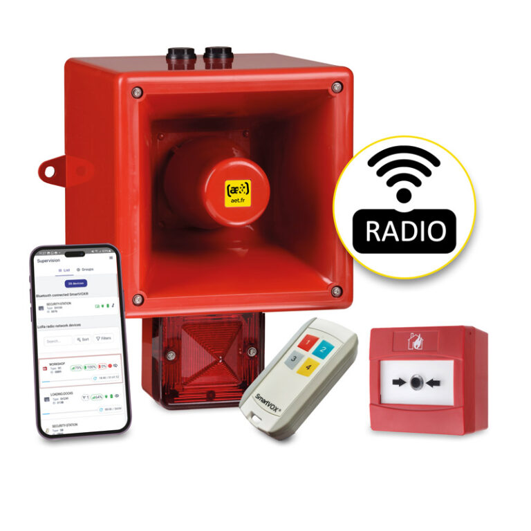 SmartVOX Funk-Sirene für die Alarmierung in Störfallanlagen nach dem betrieblichen Alarmplan