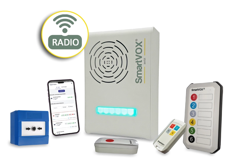 SmartVOX® radio siren range for lockdown application and Martyn's Law compliance in the UK