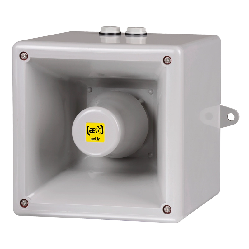 High-output industrial siren for emergency alerts in mines and quarries.