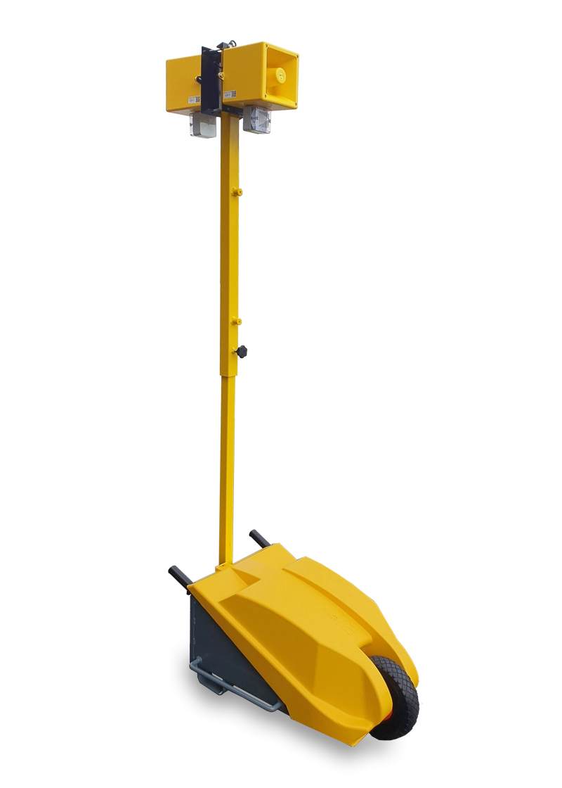SmartVOX® temporary mobile fire alarm siren for construction sites