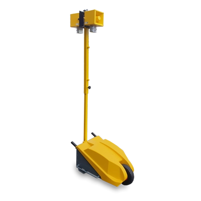 SmartVOX® mobile temporary warning system for construction site emergency evacuation.